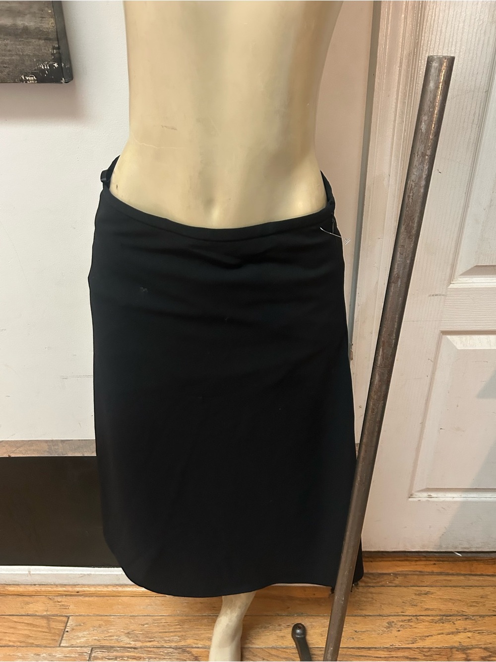 Classic Black Women's Midi Skirt